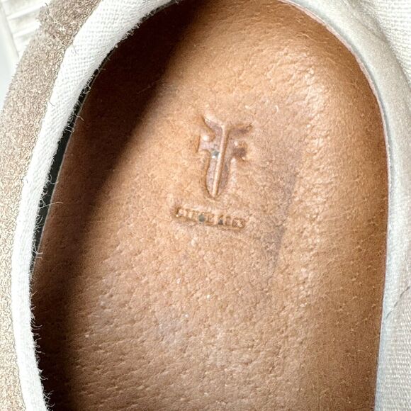 Frye Women's Shoes Size 9M Tan Round Toe Suede Leather Comfort Sneaker - Picture 15 of 16